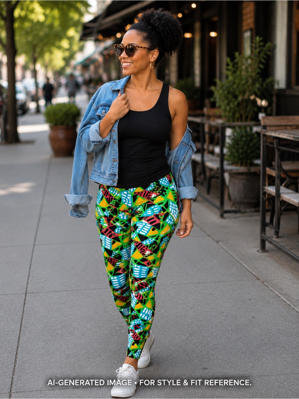 LuLaRoe Geometric Triangle Leggings